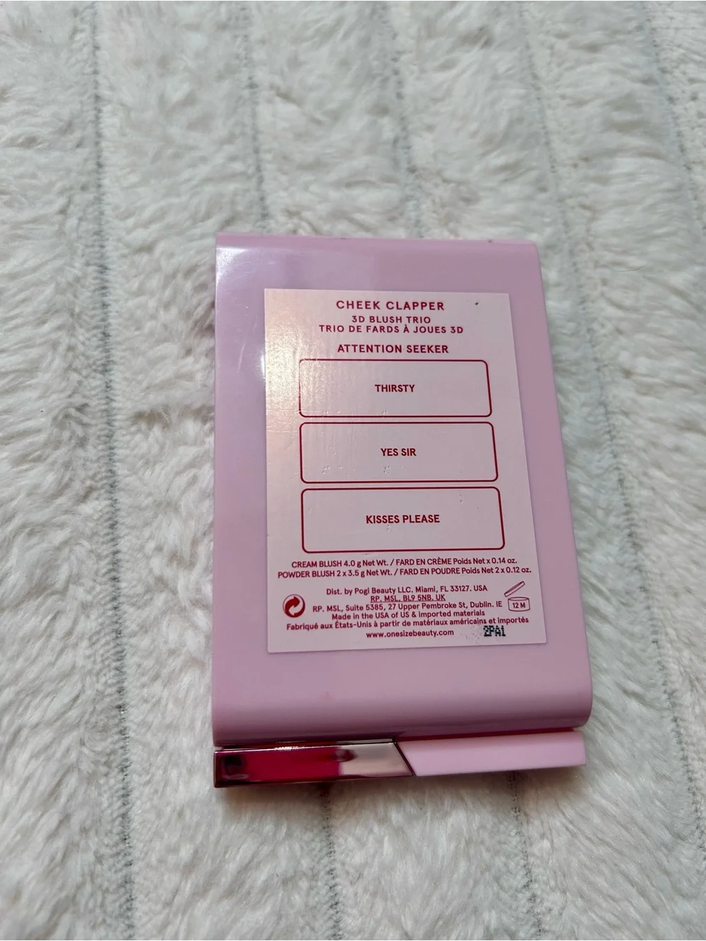 ONE/SIZE Attention Seeker Cheek Clapper Blush Trio